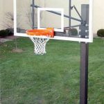 Gared Endurance Fixed Height Basketball Hoop with 72" Glass Backboard